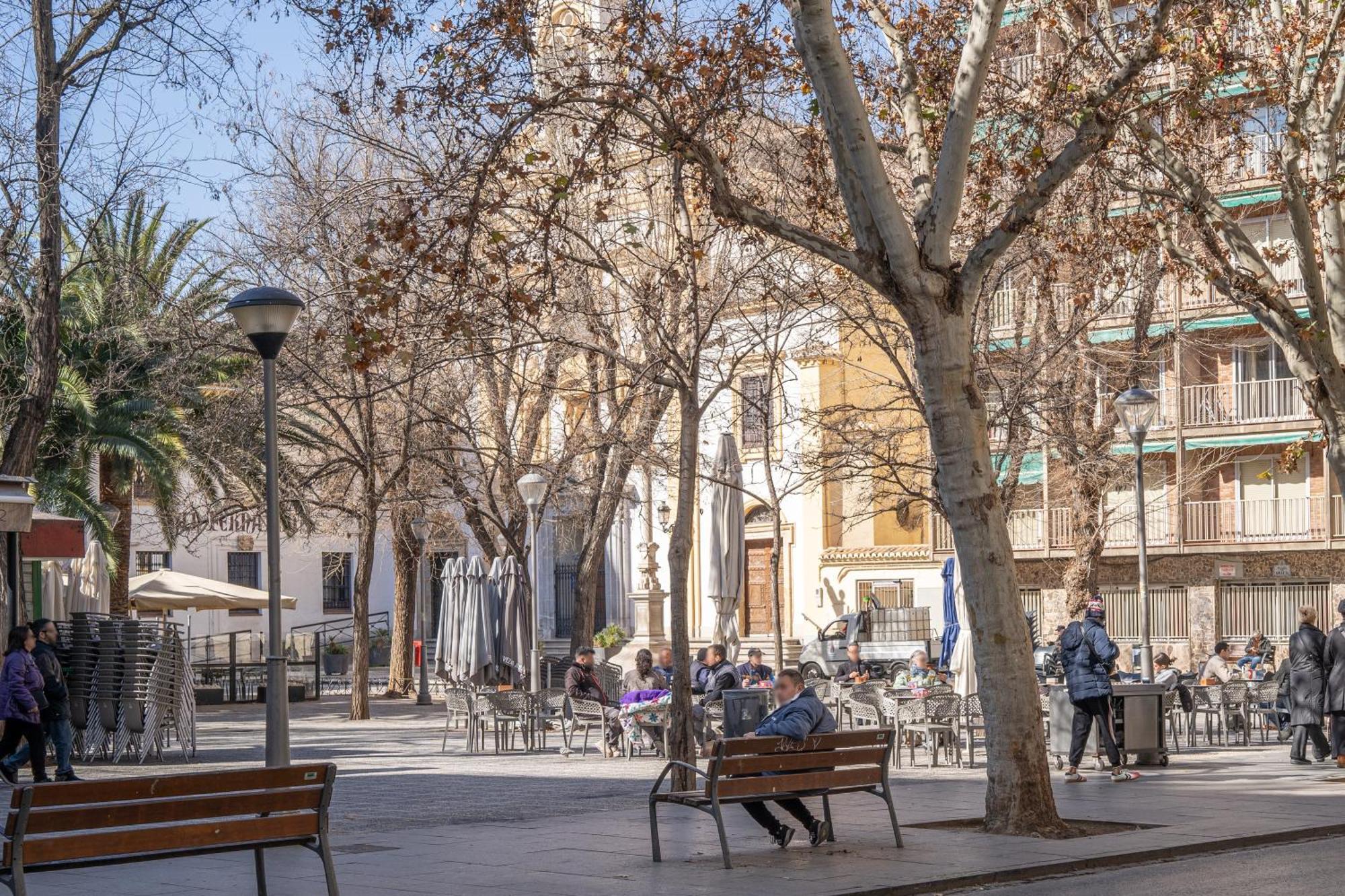 La Plaza, En El Centro Facil Acceso Y Parking Cercano Granada Exterior foto